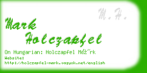 mark holczapfel business card